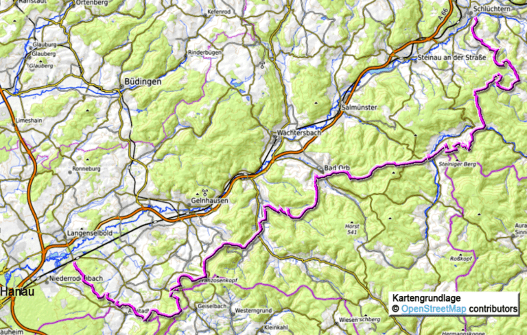 "Thru-hike" Spessartbogen / Hessen - Spessartbogen (Hessischer Spessart)