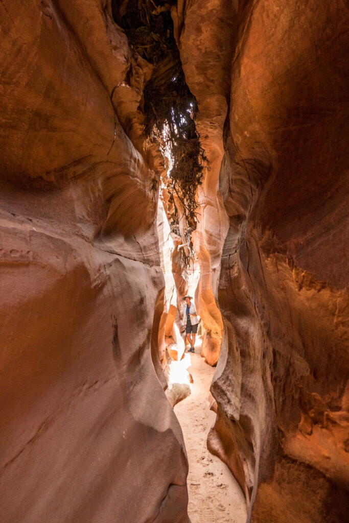 Tunnel am Ende des Big Horn Canyon