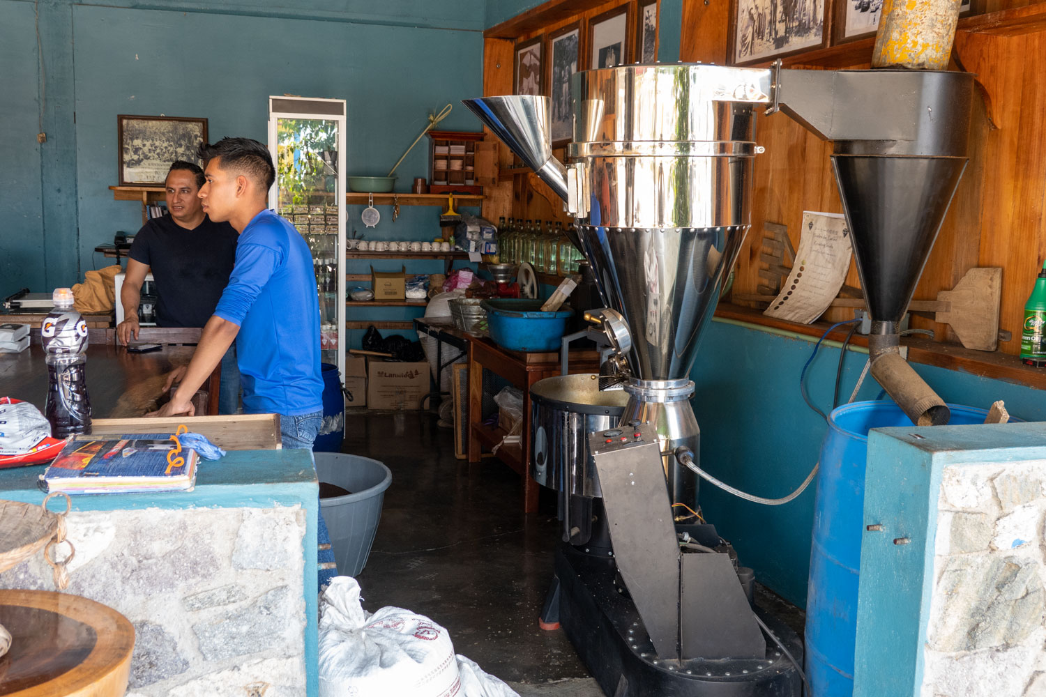 Kaffeerösterei in Pluma Hidalgo