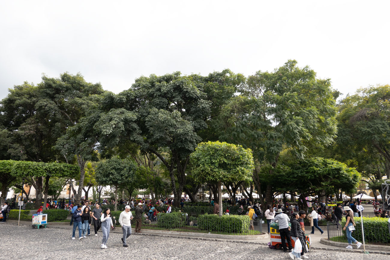 Zentraler Platz in Antigua