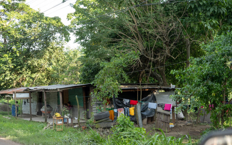 Siedlung in Honduras nahe Sula