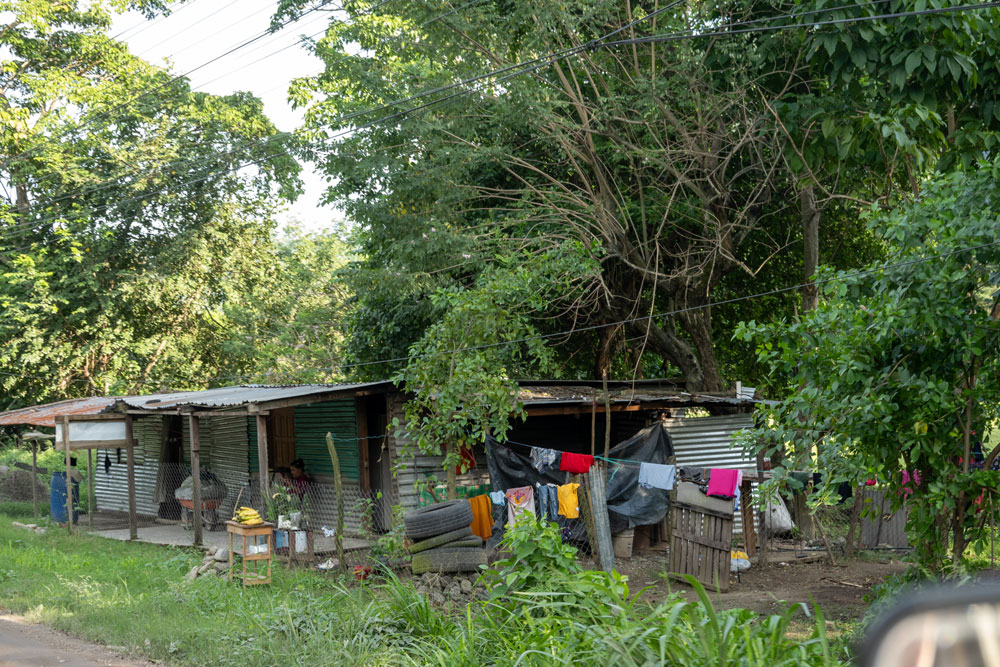 Siedlung in Honduras nahe Sula