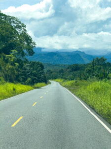 Panamericana in Costa Rica kurz vor der Grenze nach Panama