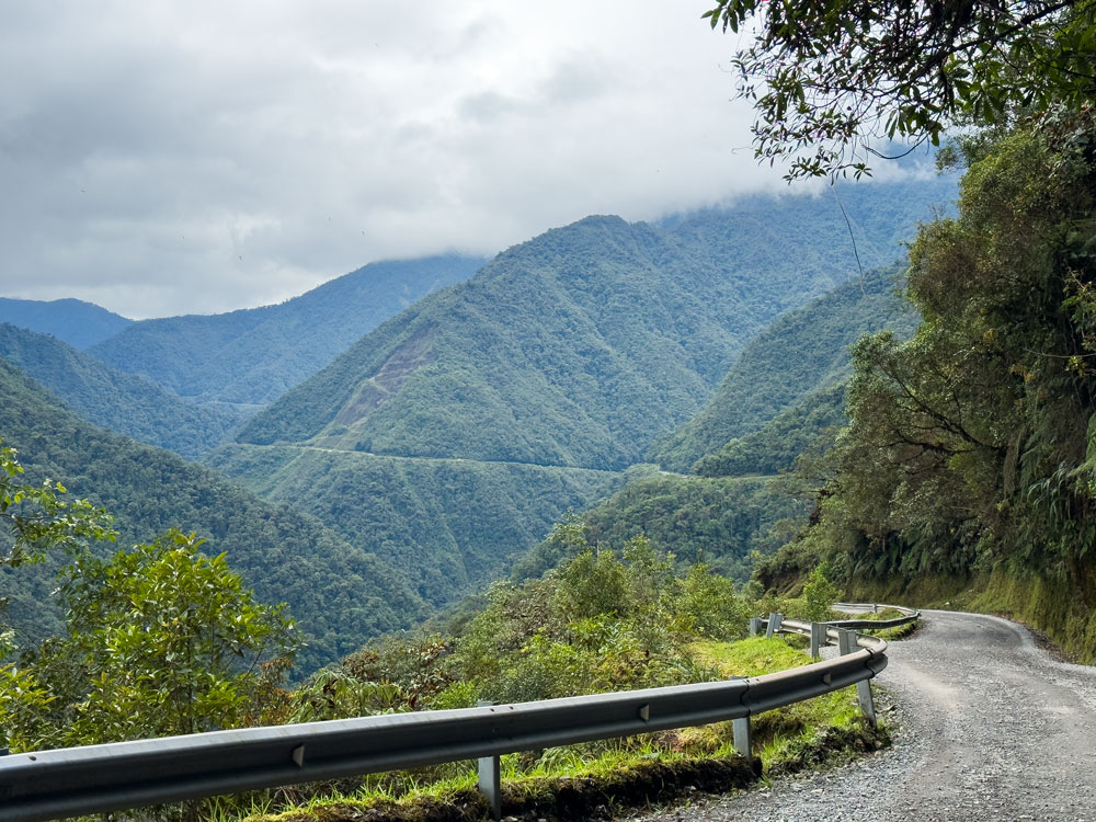 Auf der Ruta "Trampolin de la muerte"
