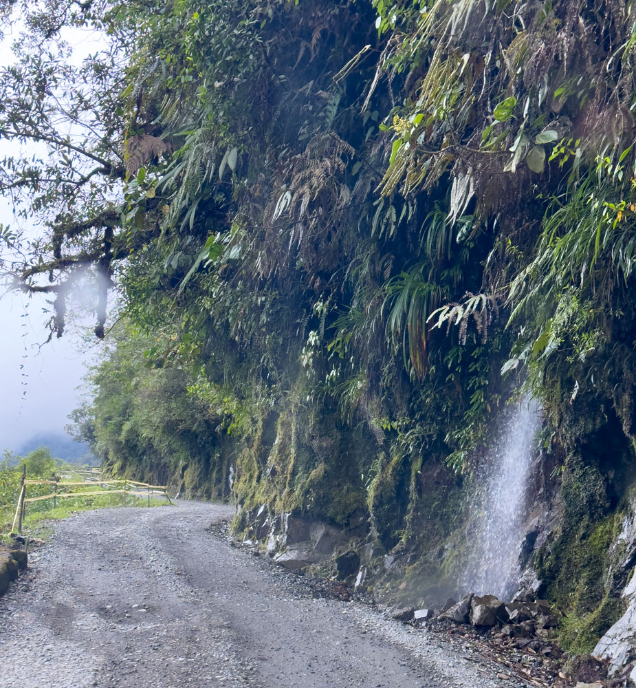 Auf der Ruta "Trampolin de la muerte"