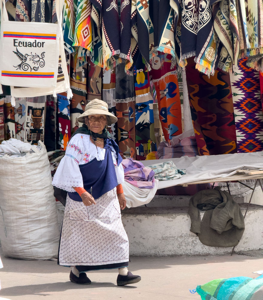 Auf dem Markt in Otavalo