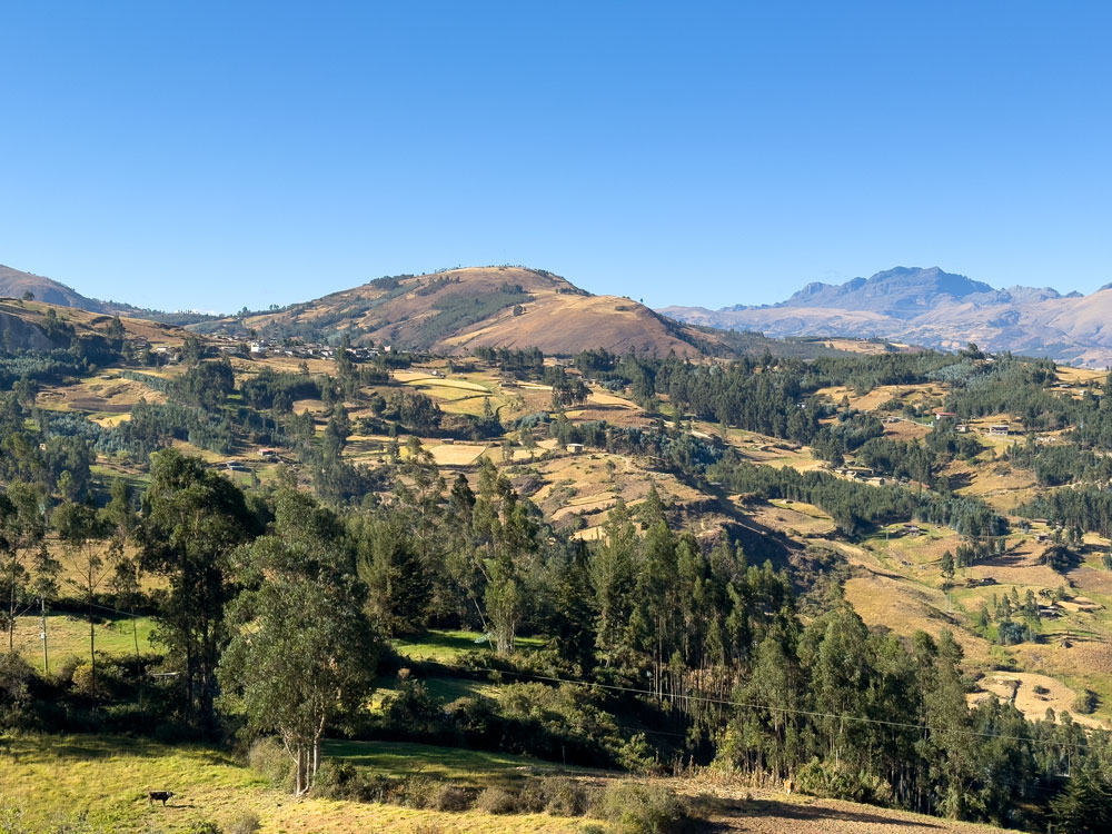 Landschaft südlich von Cajabamba