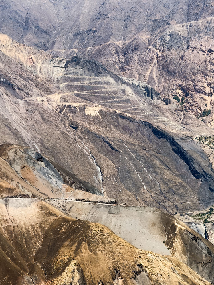 Abfahrt zum Canyon del Patos