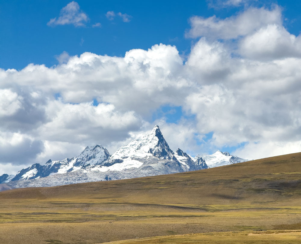 Blick auf die Cordiellera Huayhuash