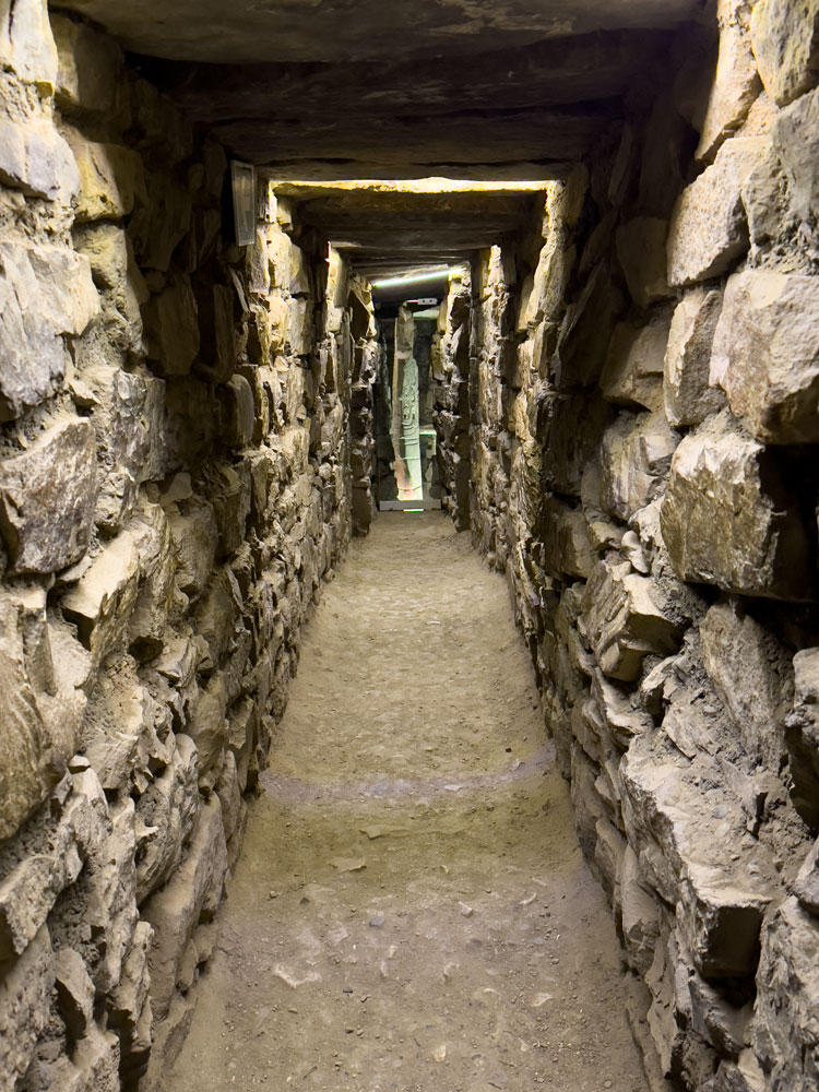 Labyrinth in den Ruinen von Chavin