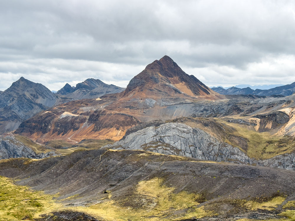 Bunte Berge an der Ruta AN1251
