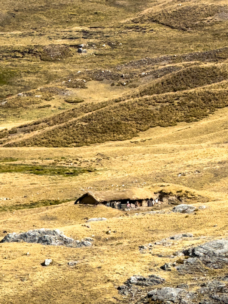 Wohnhaus von Bauern im Hochland