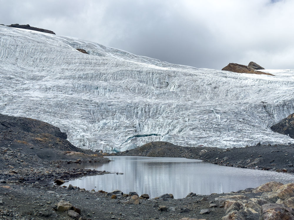 Wanderung zum Pastori-Gletscher in 5000 m Höhe