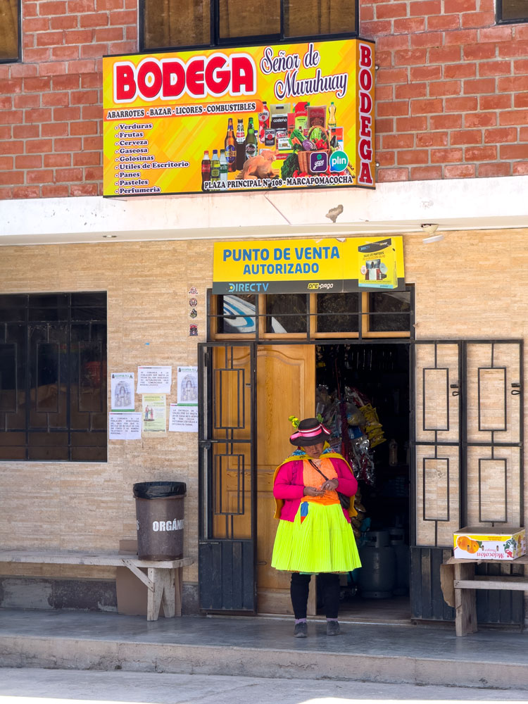 Einkauf in Marpapomacocha