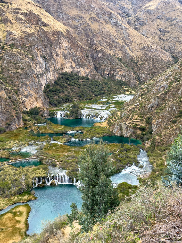 Wasserfälle des Rio Cañete