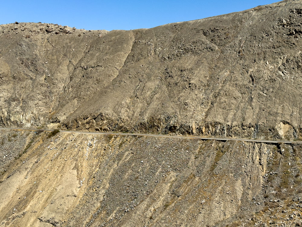 Fahrt auf der Ruta PI1sc zum Meer