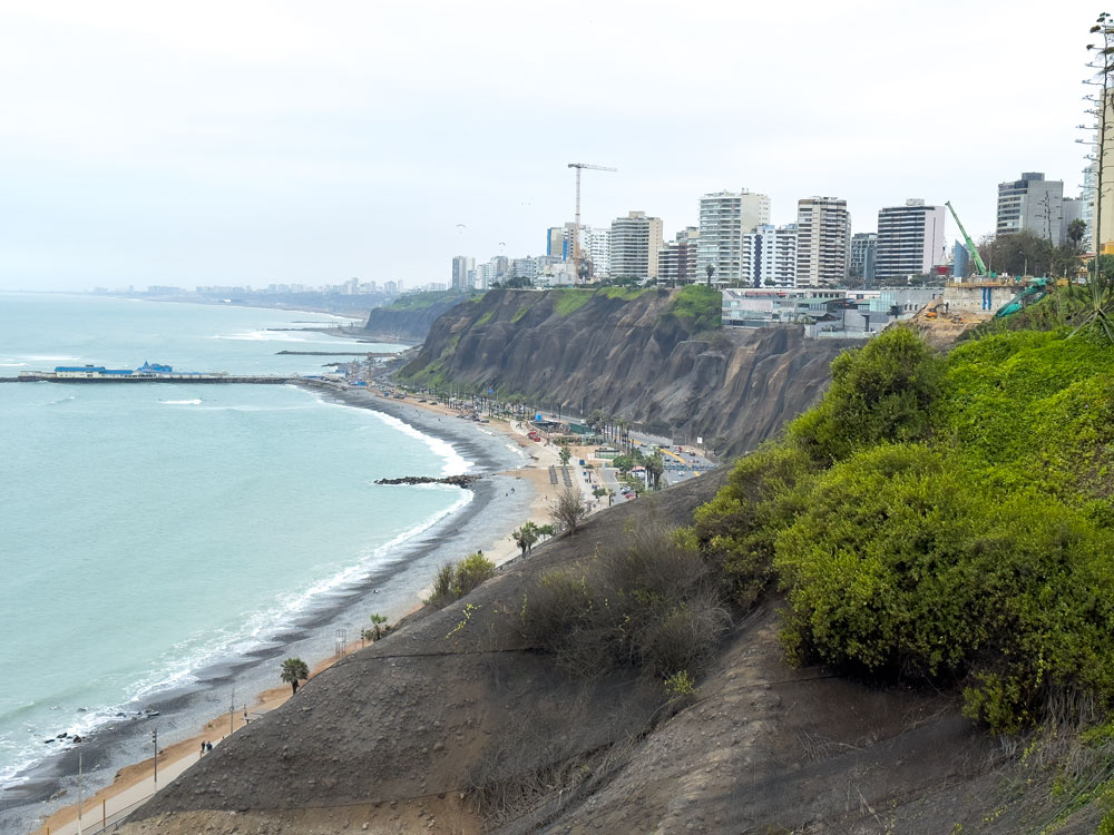 Costa Verde im Stadtteil Miraflores/Lima