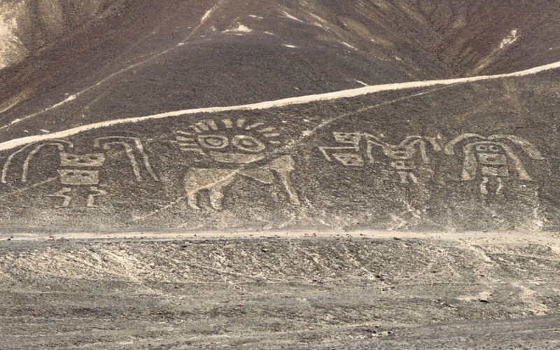 Nasca-Linien - Menschen und Löwe