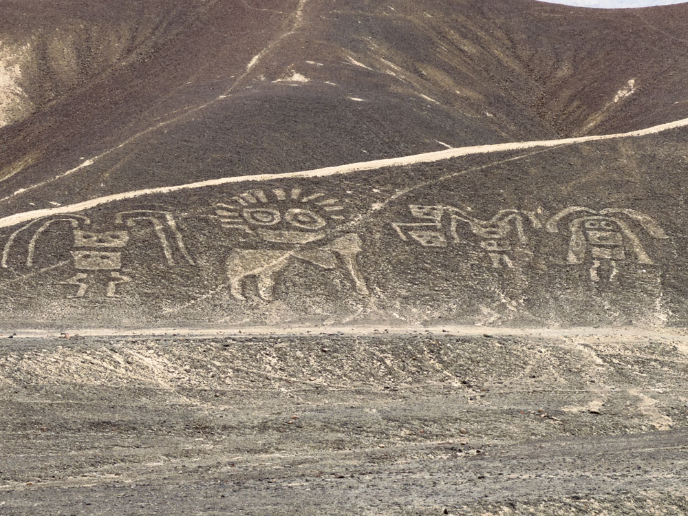 Nasca-Linien - Menschen und Löwe