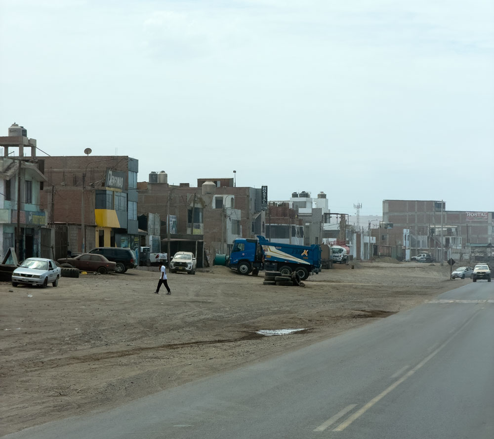 Einer der trostlosen Orte entalng der Panamericana