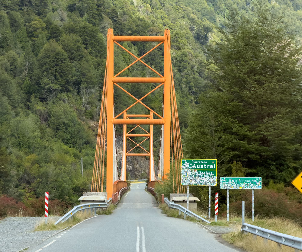 Typische Brücke auf der Carretera Austral