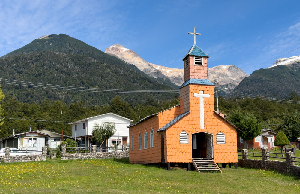 Villa Amengual, ein typisches Bergdorf in Patagonien