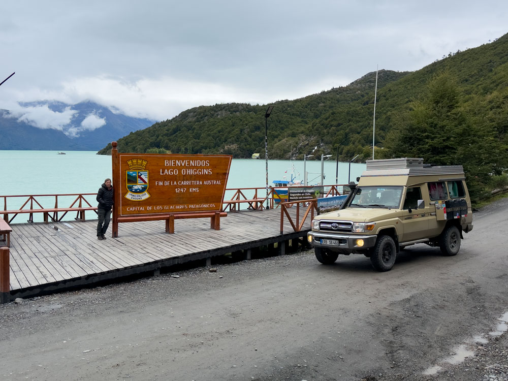 Ende der Carretera Austral, km 1247