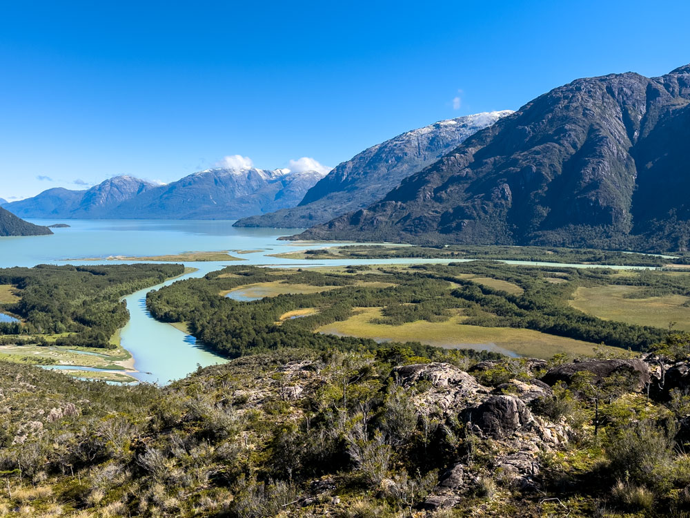 Mündungsdelta des Rio Baker