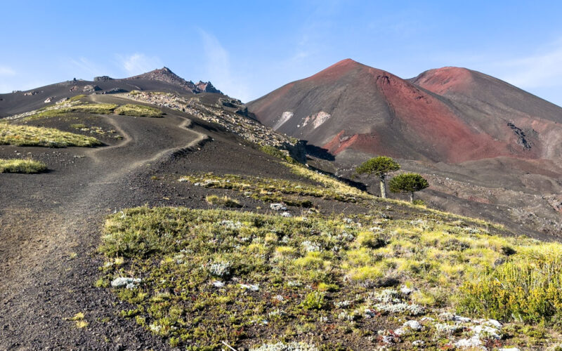 Durch die Aschewüste zum Vulkan Sollipulli