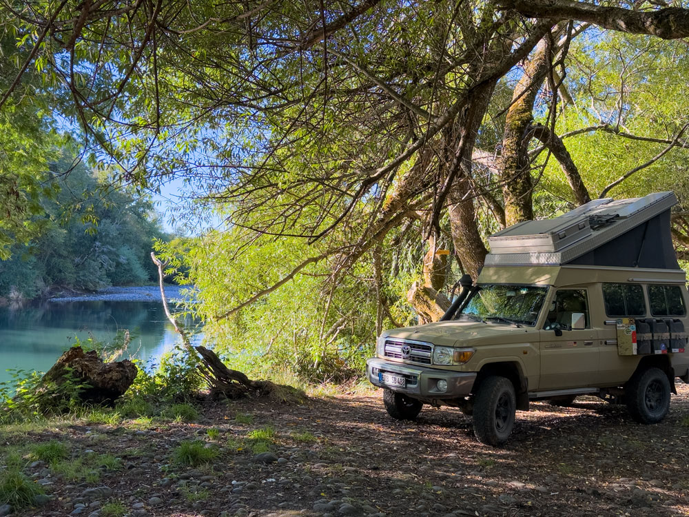Stellplatz am Rio Toltén