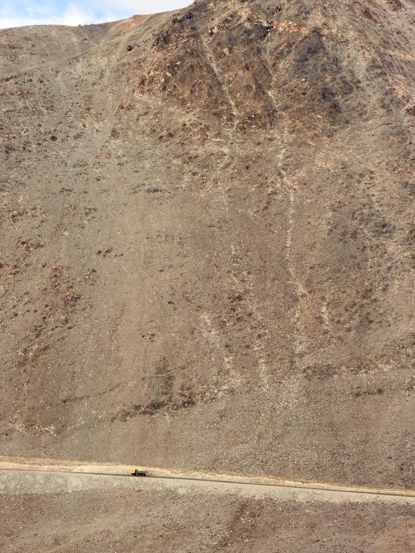 Ruta 1 in der Nähe des Mirador El Cobre
