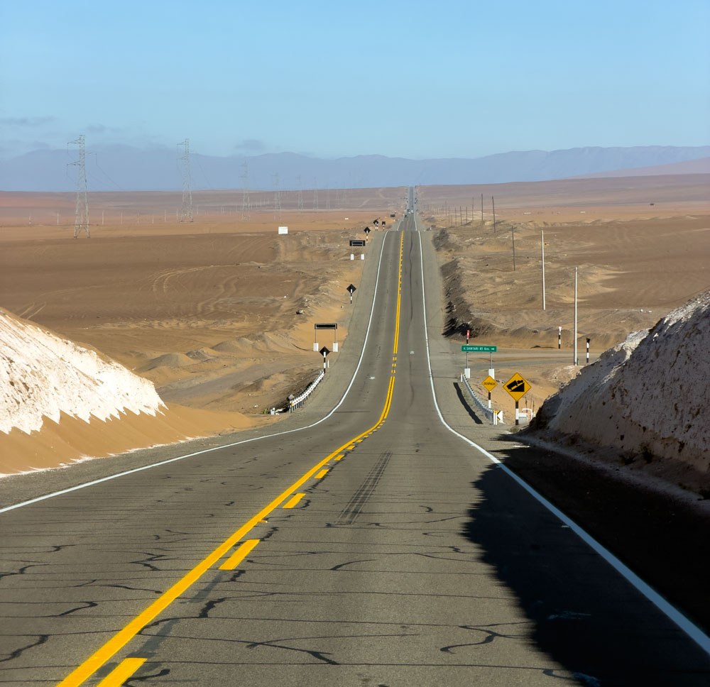 Panamericana nördlich von Tacna