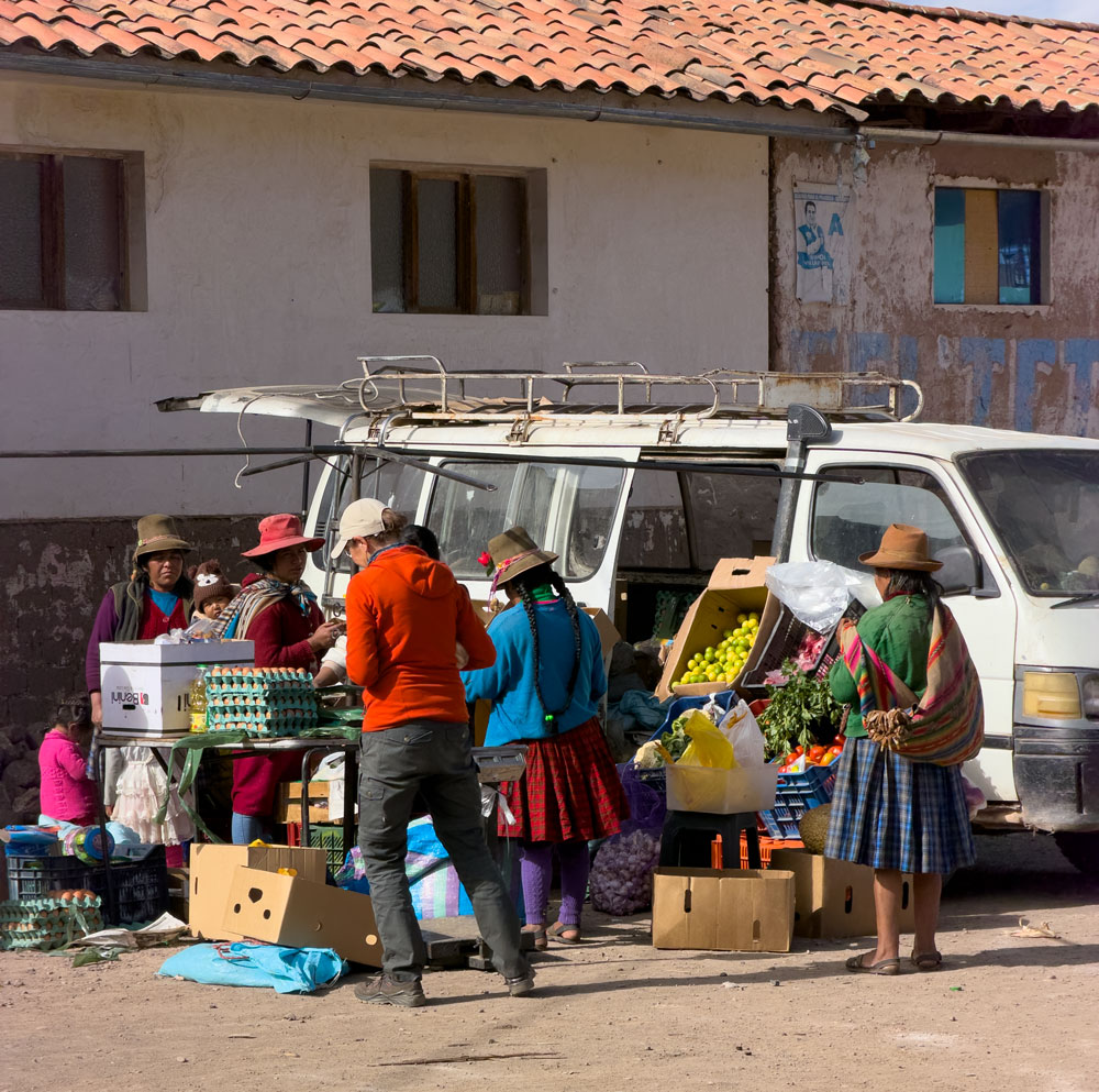 Einkauf in Santa Lucia