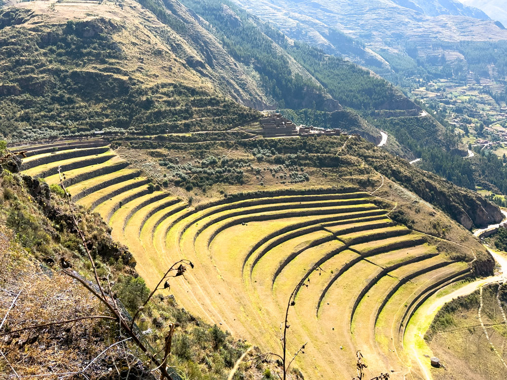 Inkastätte Pisac - Terassenfelder
