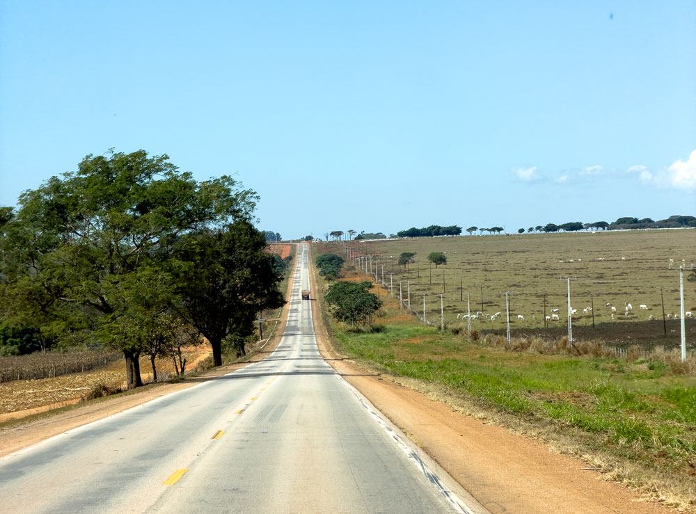 Auf der 070 in Richtung Brasilia