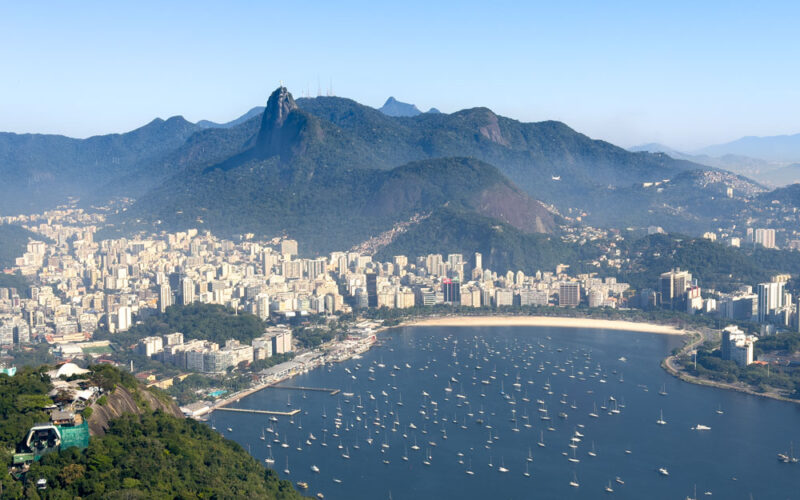 Blick vom Zuckerhut auf Rio de Janeiro