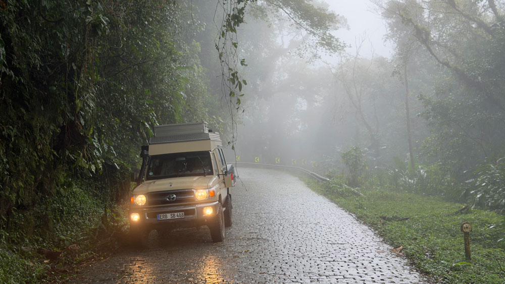durch tropischen Regenwald nach Moretes